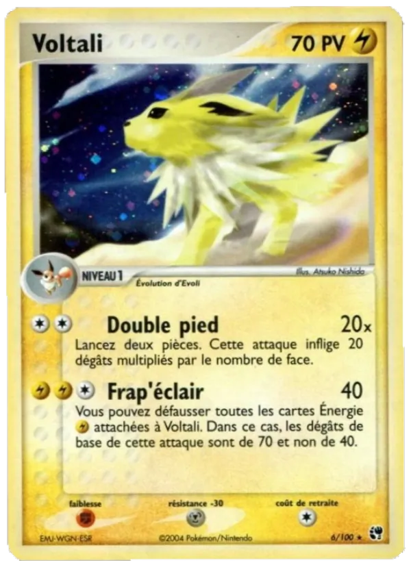 Voltali, EX Tempête de sable Nº 6