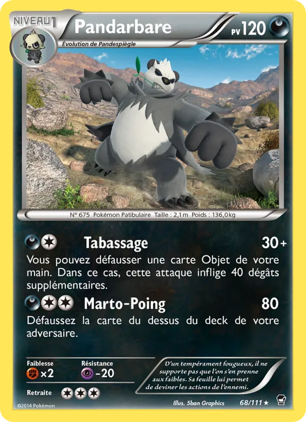 Pandarbare, Poings Furieux No. 68
