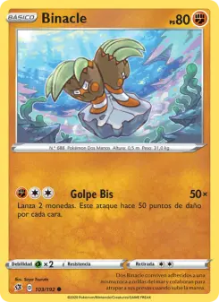 Binacle, Choque Rebelde No. 103 Normal
