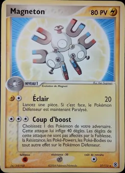Magneton, EX Rouge Feu & Vert Feuille No. 27 Normal