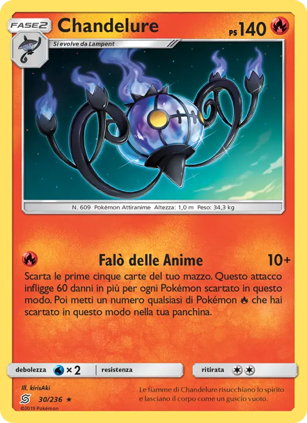 Chandelure, Sintonia Mentale Nº 30