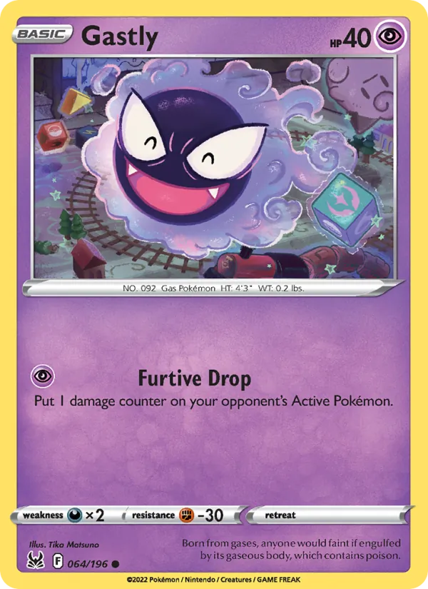 Gastly, Lost Origin Nº 064