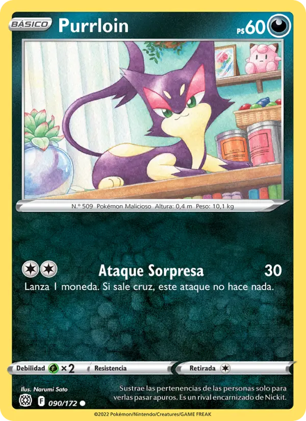 Purrloin, Astros Brillantes No. 090
