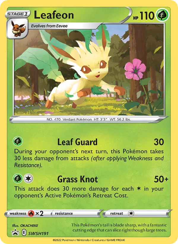 Leafeon, SWSH Black Star Promos No. SWSH191