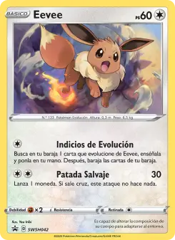 Eevee, Cartas de promoción ESES Nº SWSH042 Holo