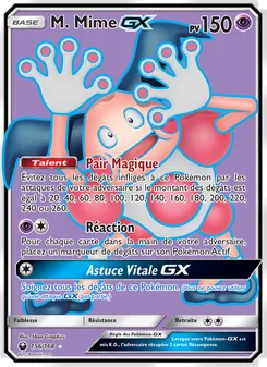 M. Mime GX, Tempête Céleste Nº 156 Normal