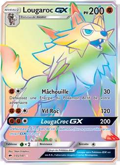 Lougaroc GX, Ombres Ardentes No. 155 Holo