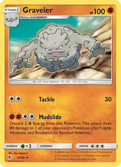Graveler, Hidden Fates Nº 34 Normal