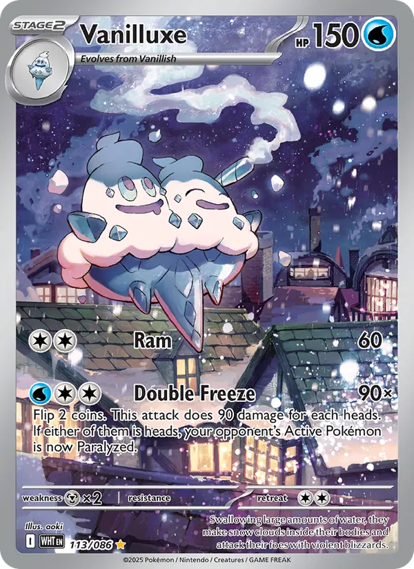 Vanilluxe, White Flare No. 113