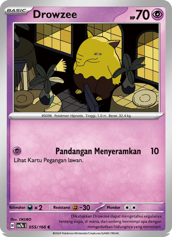 Drowzee, Bimbingan Rasi Nº 055