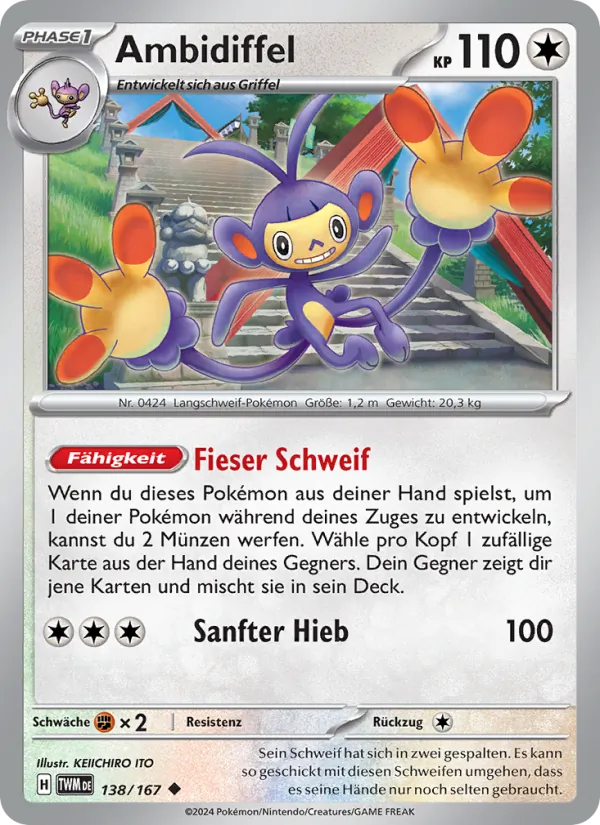Ambidiffel, Maskerade im Zwielicht Nº 138