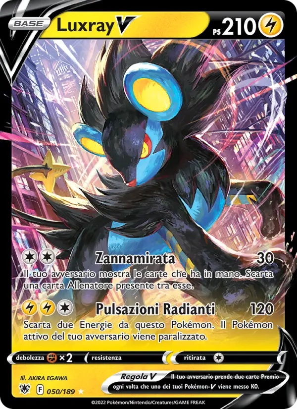 Luxray V, Lucentezza Siderale Nº 050