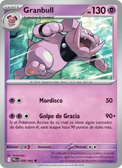 Granbull, Fuegos Fantasmales Nº 038 Normal