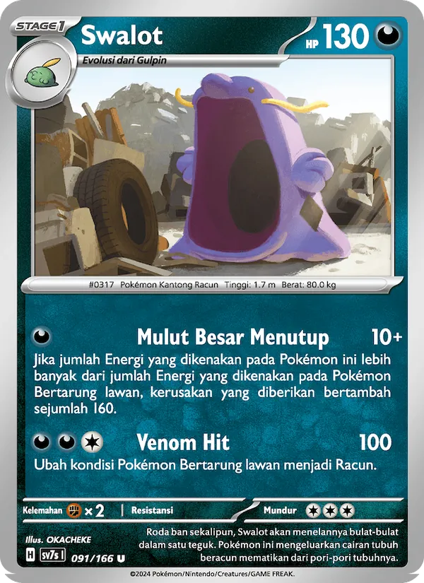 Swalot, Bimbingan Rasi Nº 091