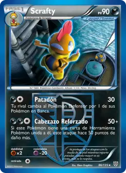 Scrafty, Tormenta Plasma No. 86 Normal