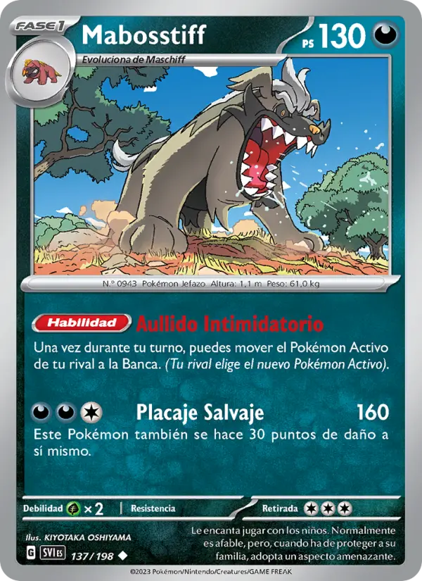 Mabosstiff, Escarlata y Púrpura Nº 137