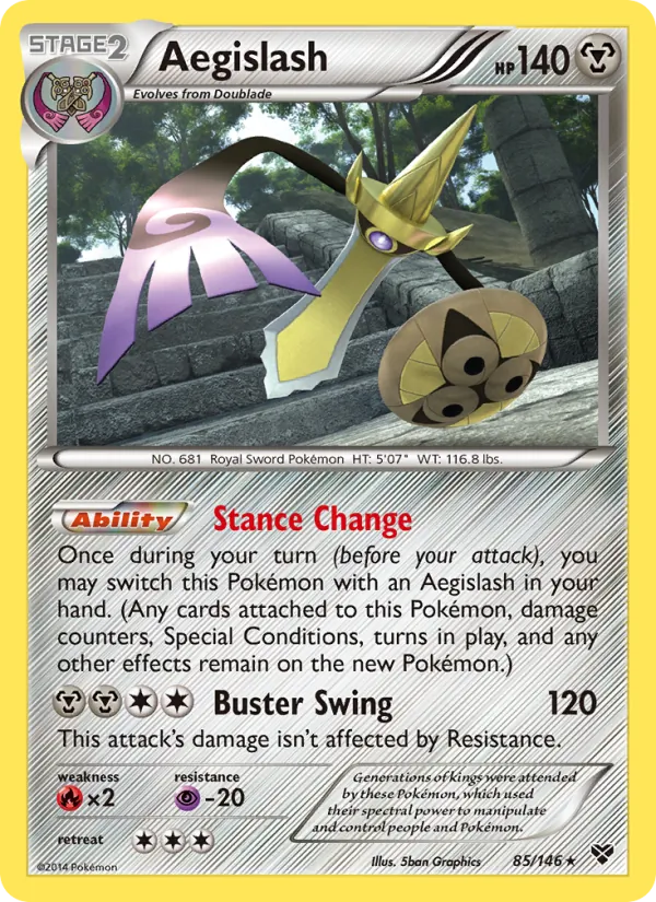 Aegislash, XY No. 85