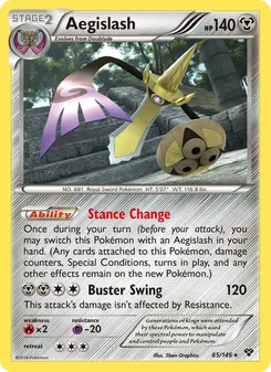 Aegislash, XY Nº 85 Normal
