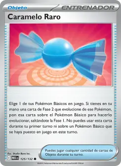 Caramelo Raro, Megaevolución No. 125 Normal