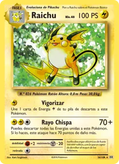Raichu, Evoluciones No. 36 Normal