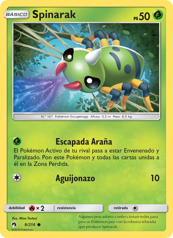 Spinarak, Truenos Perdidos No. 9