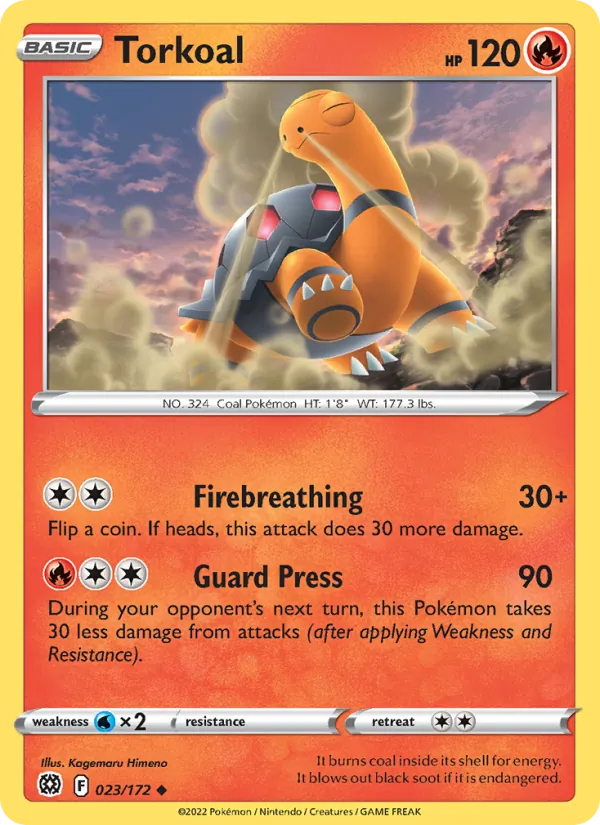 Torkoal, Brilliant Stars No. 023