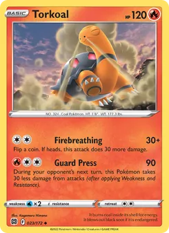 Torkoal, Brilliant Stars No. 023 Normal