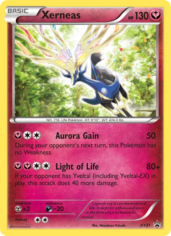 Xerneas, XY Black Star Promos Nº XY31
