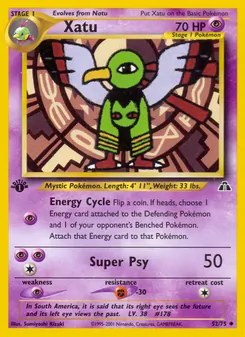 Xatu, Neo Discovery No. 52 Normal