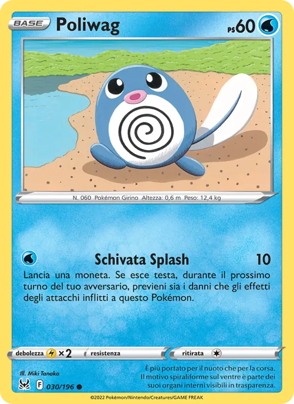 Poliwag, Origine Perduta Nº 030
