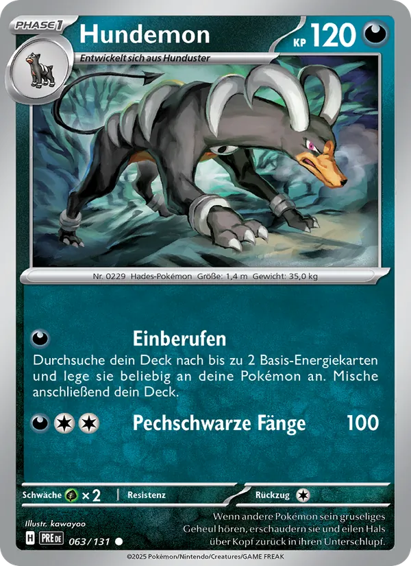 Hundemon, Prismatische Entwicklungen No. 063