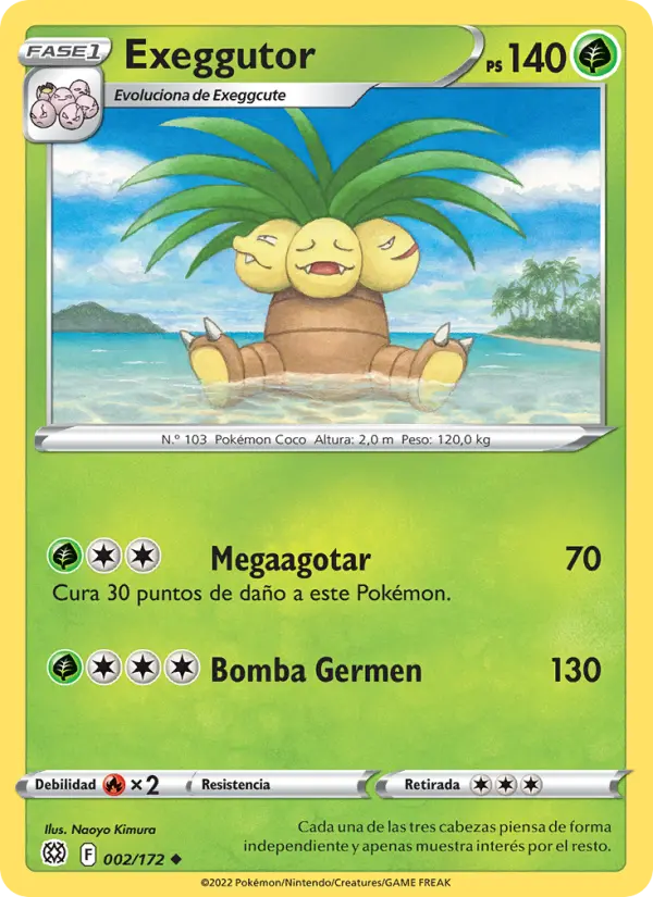 Exeggutor, Astros Brillantes No. 002