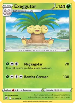 Exeggutor, Astros Brillantes No. 002 Normal