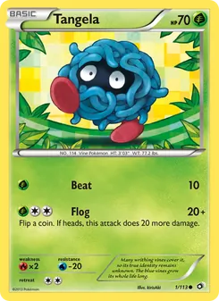 Tangela, Legendary Treasures Nº 1 Normal