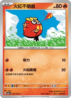 火紅不倒翁, 變幻假面 Nº 017 Normal