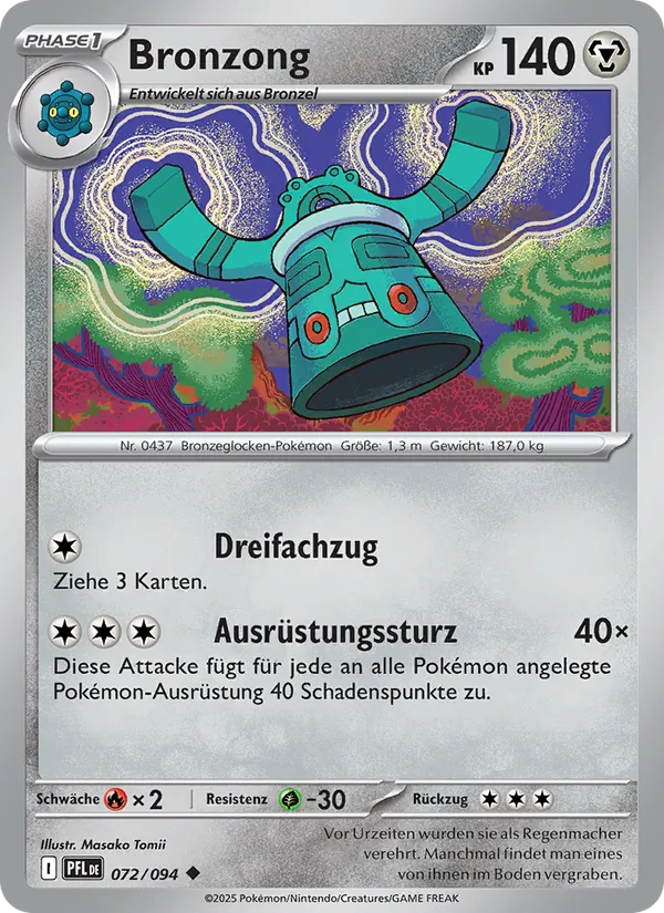 Bronzong, Fatale Flammen No. 072