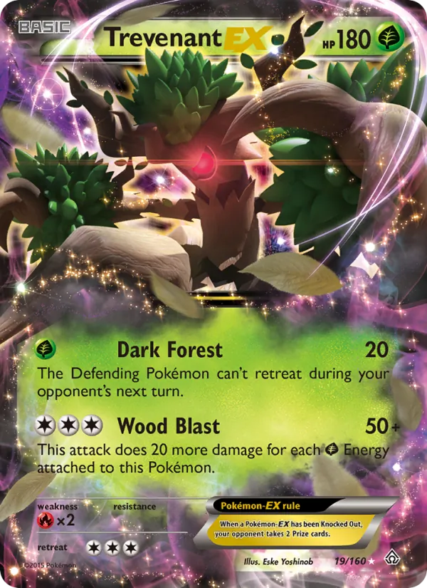 Trevenant EX, Primal Clash No. 19