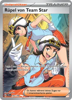 Rüpel von Team Star, Karmesin & Purpur No. 242 Holo