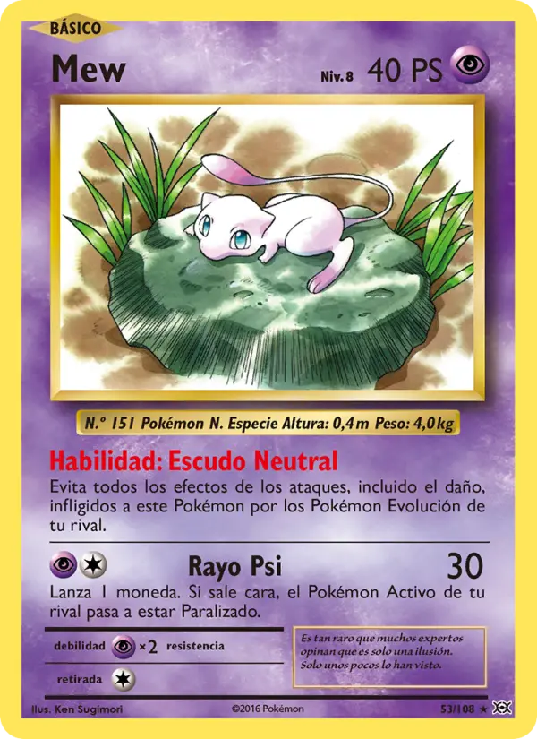 Mew, Evoluciones No. 53
