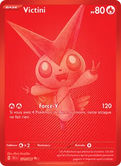 Victini, Foudre Noire No. 171 Holo