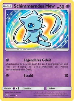 Schimmerndes Mew, Schimmernde Legenden Nº 40 Normal