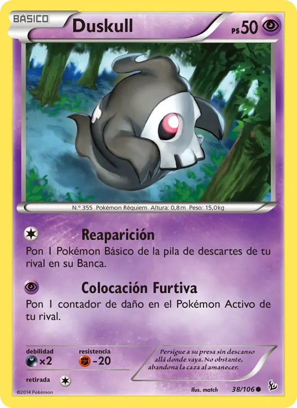 Duskull, Destellos de Fuego Nº 38