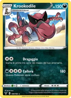 Krookodile, Voltaggio Sfolgorante Nº 109 Normal
