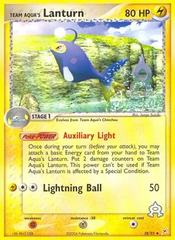Team Aqua's Lanturn, Team Magma vs Team Aqua No. 28 Normal