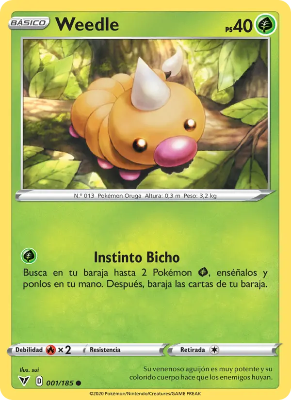 Weedle, Voltaje Vívido No. 1