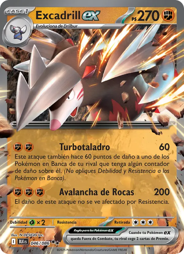 Excadrill ex, Fulgor Negro No. 046