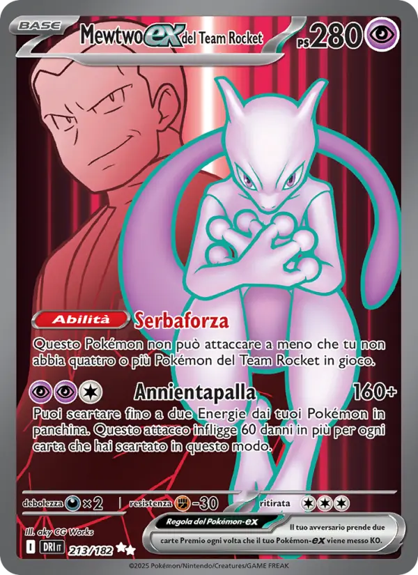 Mewtwo-ex del Team Rocket, Rivali Predestinati Nº 213