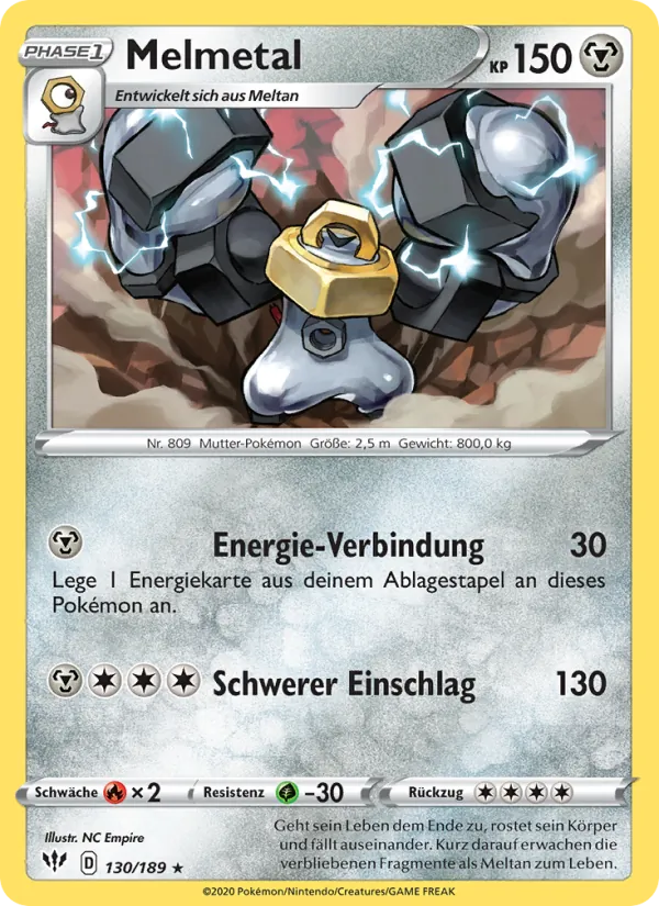 Melmetal, Flammende Finsternis No. 130