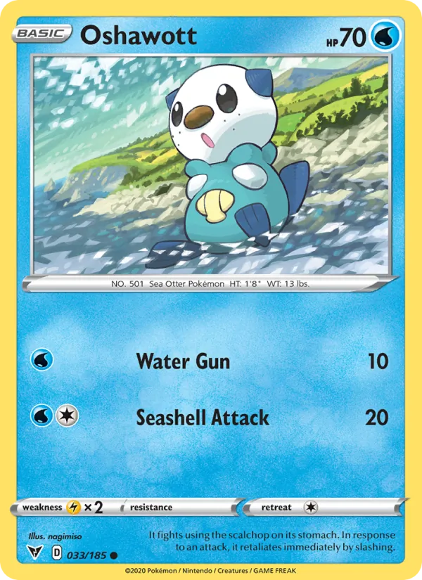 Oshawott, Vivid Voltage Nº 33