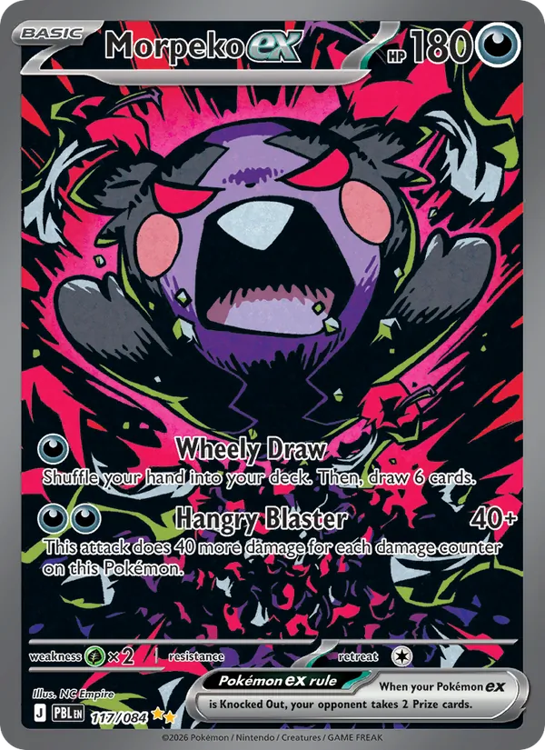 Morpeko ex, Pitch Black No. 117